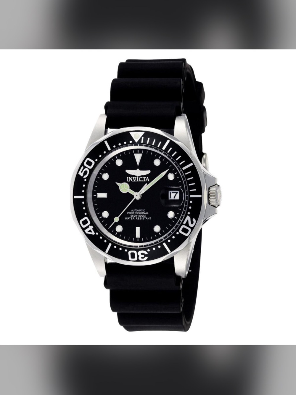 Invicta Pro Diver Sine Automatic Men's Watch - 40mm, Black (ZG-9110)